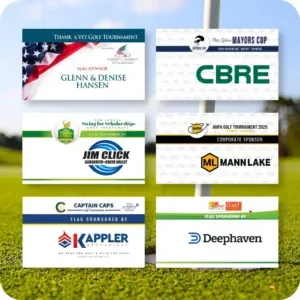 Custom Golf Tournament Pin Flags