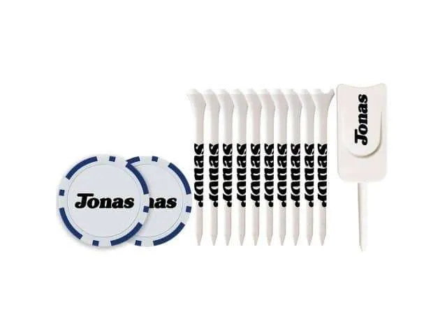 Tee Pack With Evolution Tees, Poker Chip And Divot Tool