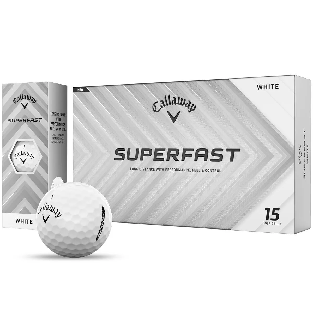 Callaway SuperFast Golf Balls - 15 Pack