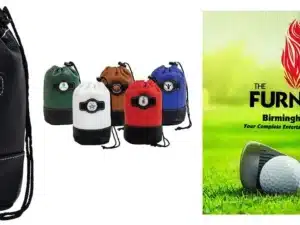 Leatherette Pouch & Microfiber Towel Combo