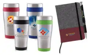 Full Color Notebook, Pen and Tumbler Set