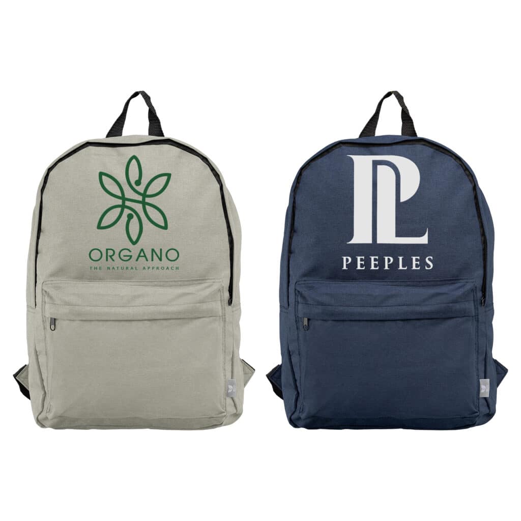 Glasgow RPET 300D Poly Canvas Backpack Perfect Golf Event