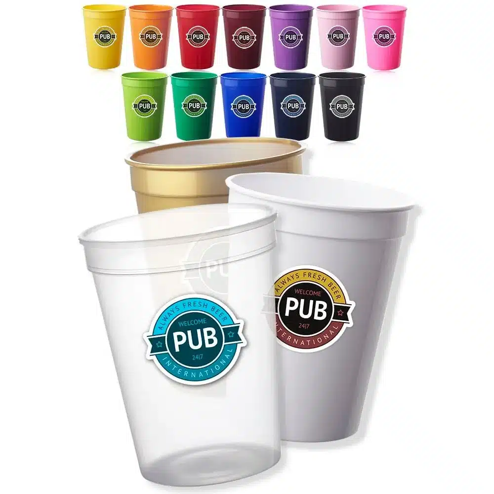 12 oz. Plastic Stadium Cups