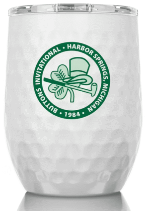 Dimpled Golf - 16 oz. Stemless Wine Cooler