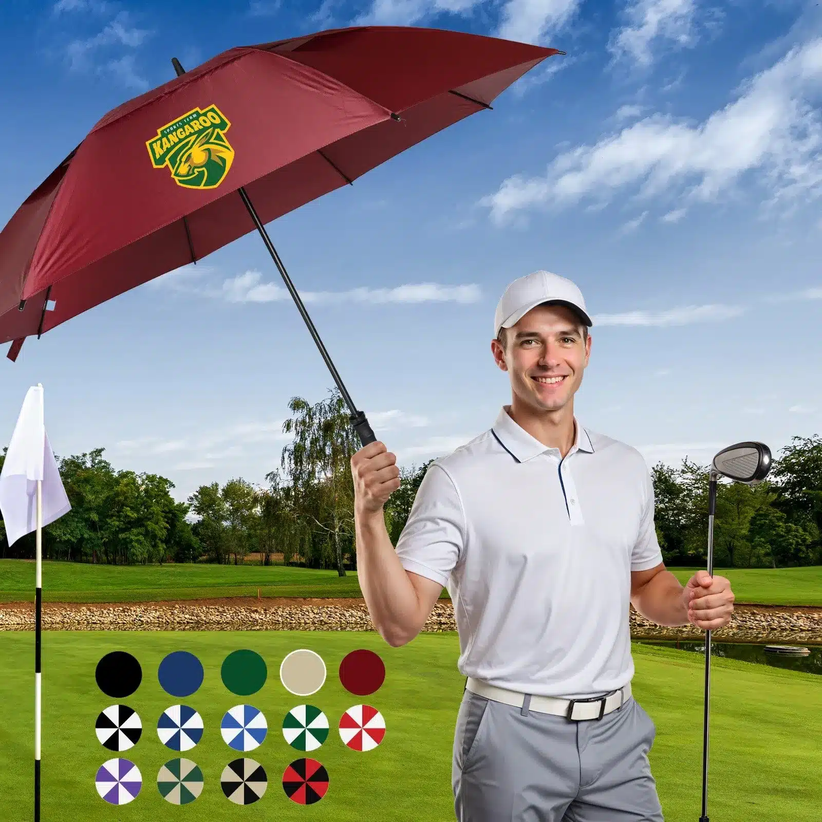 62″ arc – The Golf MVP Umbrella