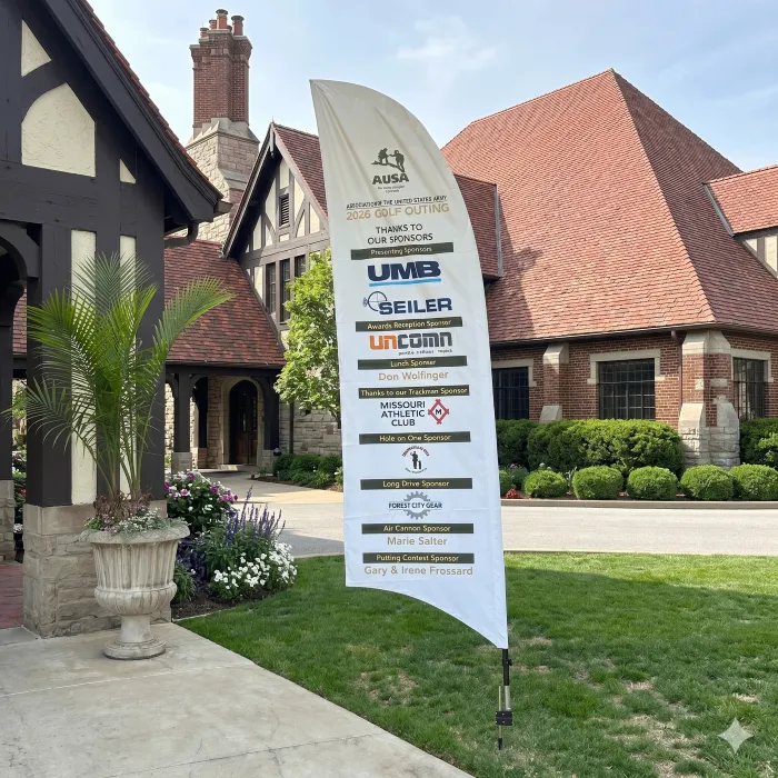 10.5' Sail Flag (Double-Sided with Spike Base)